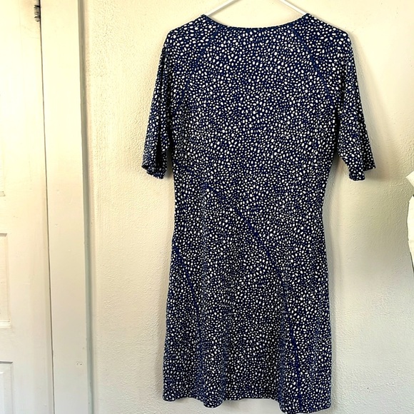 Title Nine Sayonara Cafe Buttah Dress Medium Navy - Picture 8 of 11
